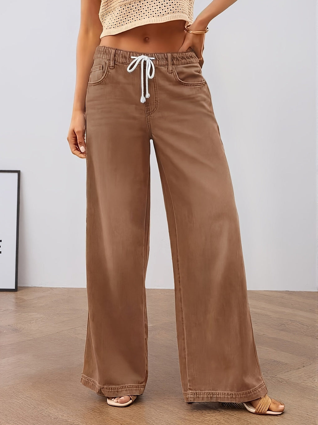 Relaxed Wide-Leg Pants – Casual Wear, Everyday Comfort