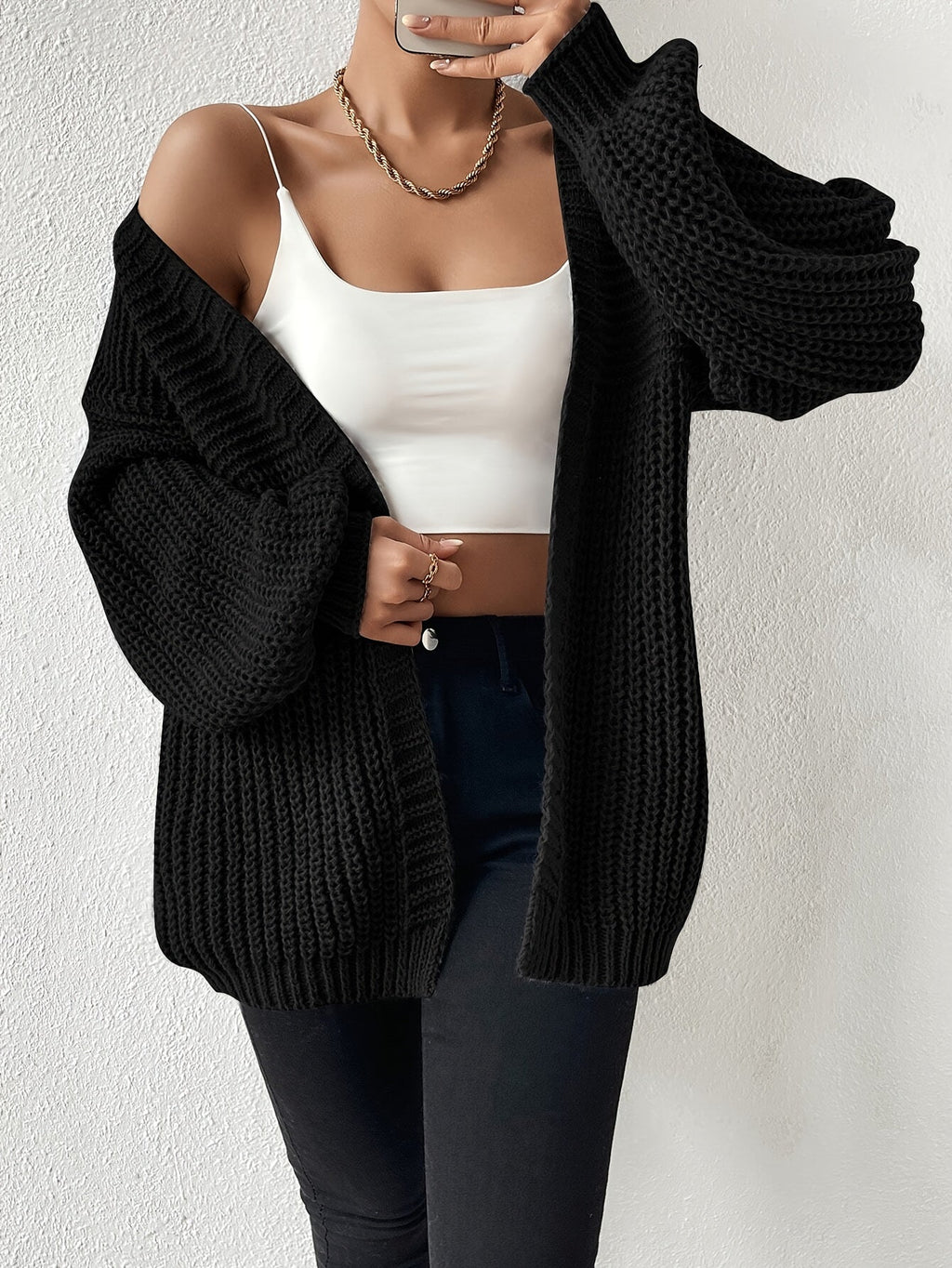 Chunky-Knit Cardigan | Relaxed Fit – Casual Wear, Layering