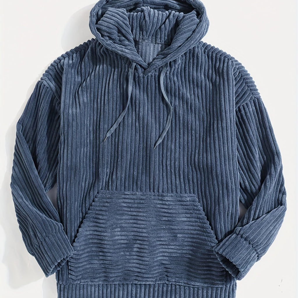 Ribbed Pullover Hoodie – Casual Wear, Everyday Comfort