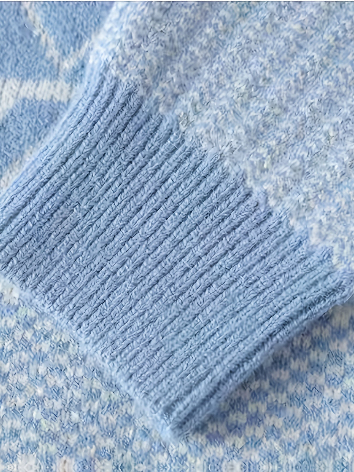 Patterned Crew-Neck Sweater – Casual, Everyday