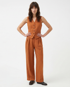 Linen Trouser Set for Women - 100% Natural Fabric - Casual & Comfortable Wear