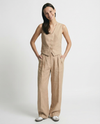 Linen Trouser Set for Women - 100% Natural Fabric - Casual & Comfortable Wear