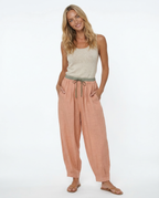 Linen Trousers for Women - Lightweight, Casual Fit, Perfect for Summer Wear