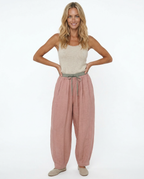 Linen Trousers for Women - Lightweight, Casual Fit, Perfect for Summer Wear