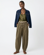 Linen Trousers for Women - Lightweight, Casual Fit, Perfect for Summer Wear