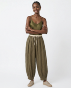 Linen Trousers for Women - Lightweight, Casual Fit, Perfect for Summer Wear