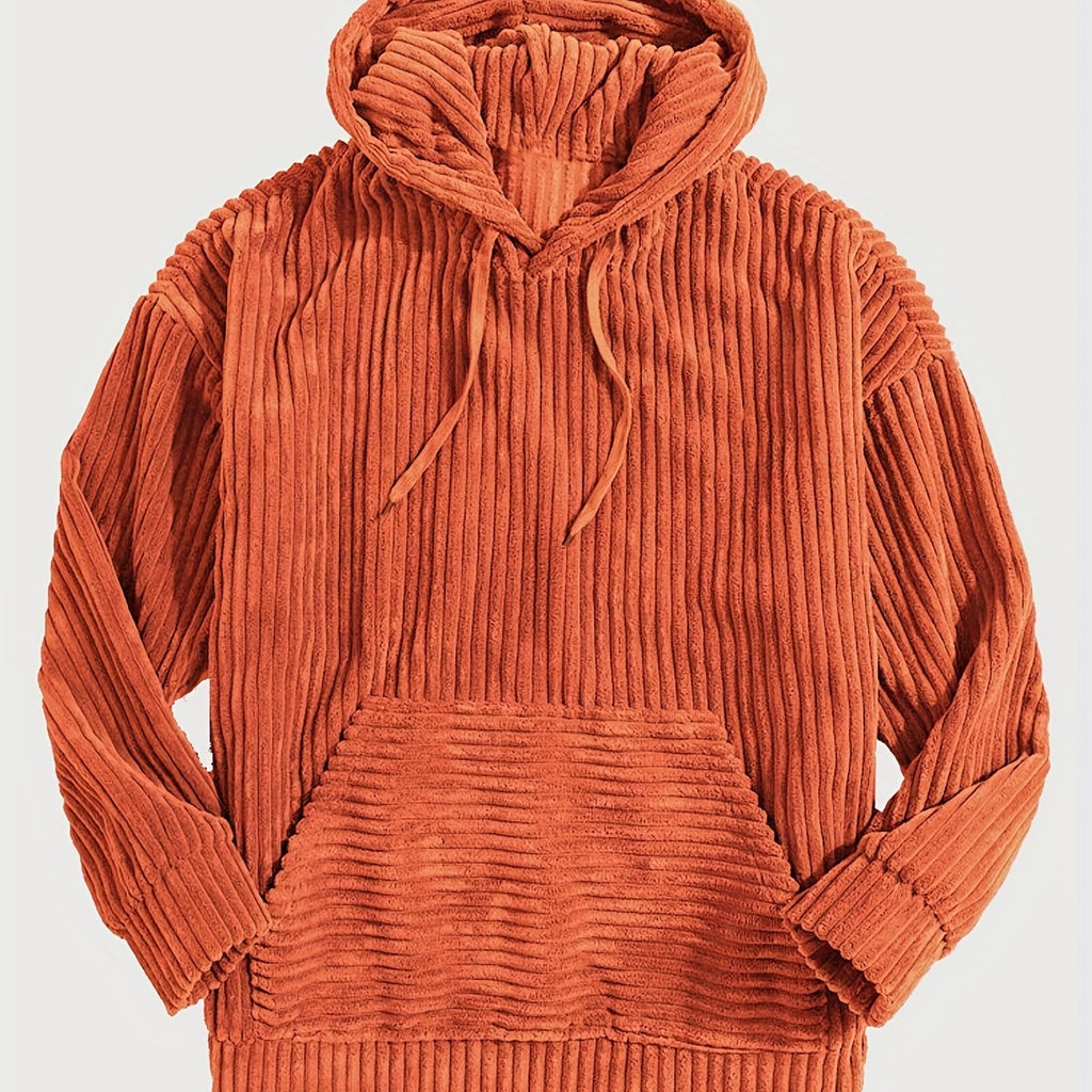 Ribbed Pullover Hoodie – Casual Wear, Everyday Comfort