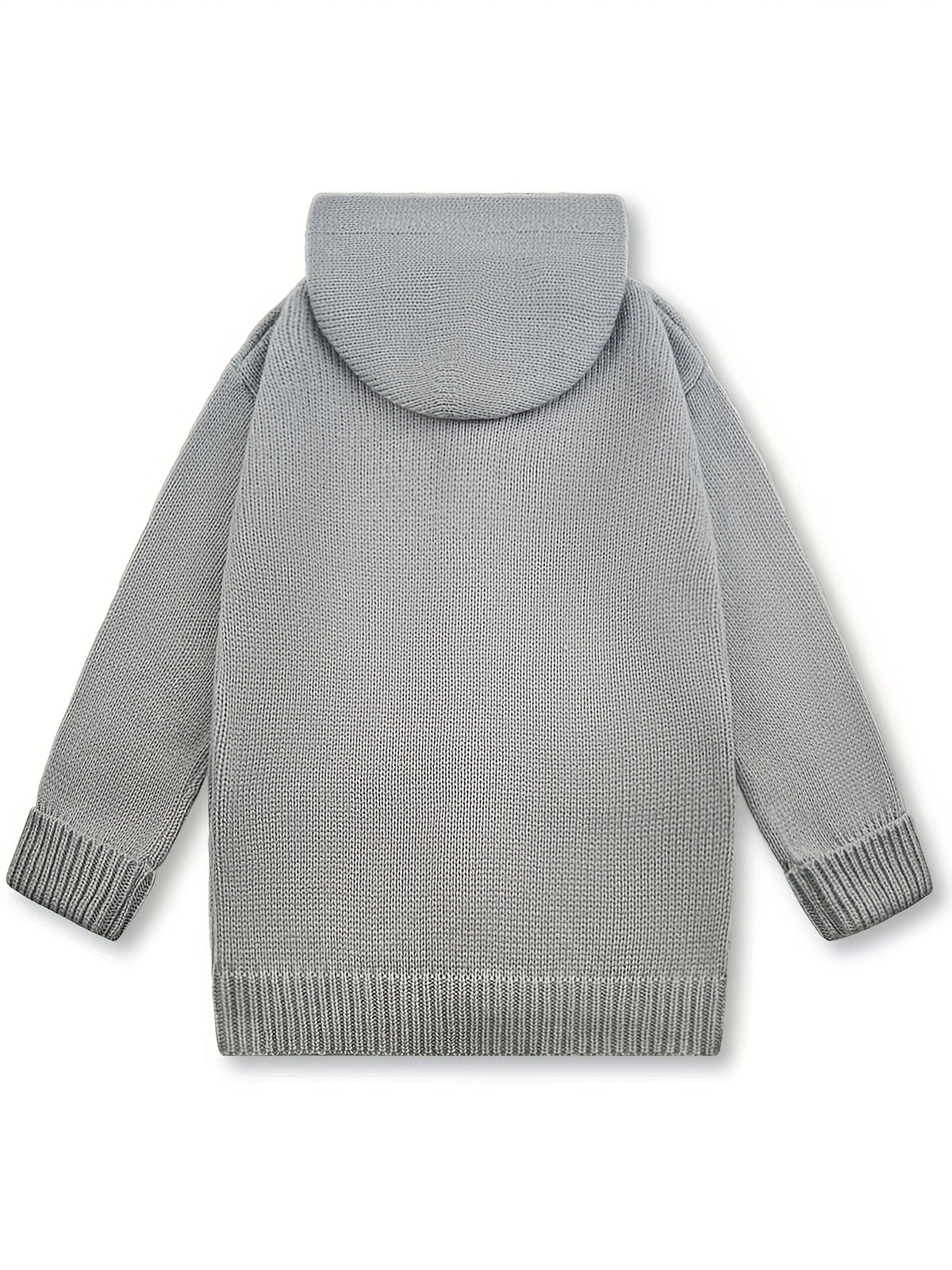 Cozy Hooded Cardigan – Casual Wear, Layering