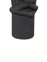 Men's Quarter-Zip Stand Collar Jumper