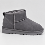 Women’s Suede Ankle Boots with Warm Fur Lining – Winter Fashion, Casual Wear