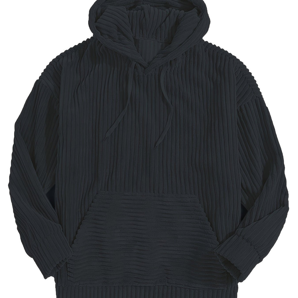 Ribbed Pullover Hoodie – Casual Wear, Everyday Comfort