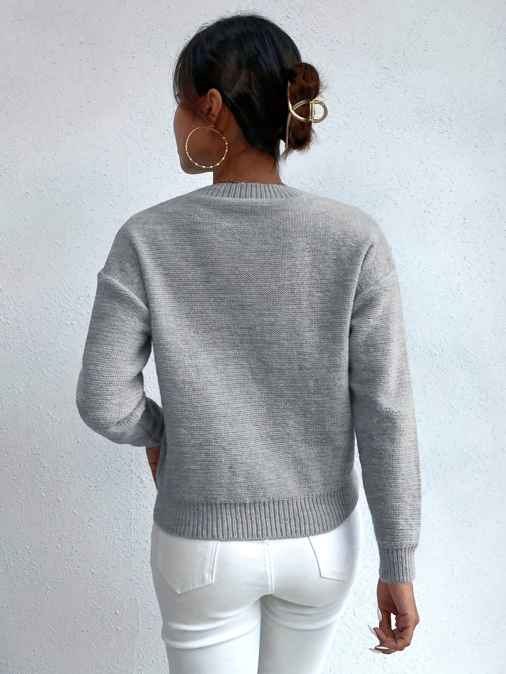 Chunky Cable-Knit Sweater – Casual Wear, Cozy Layering