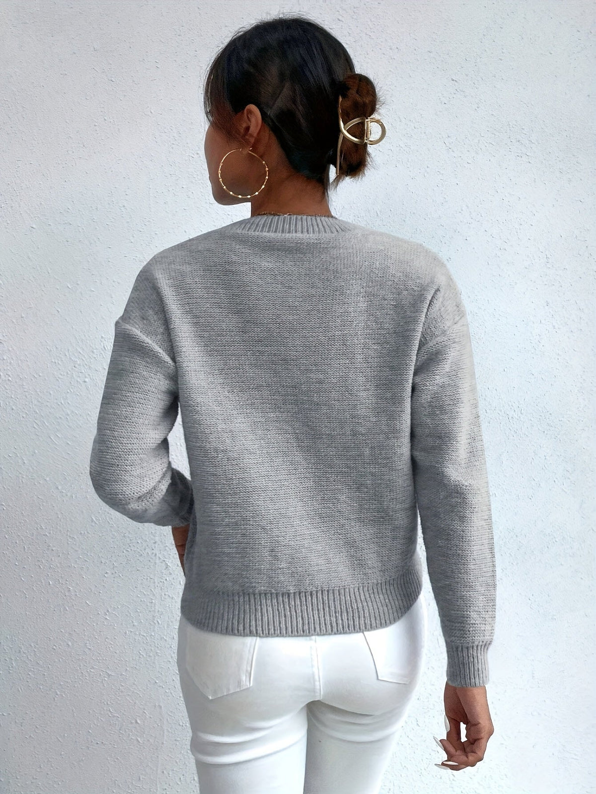 Chunky Cable-Knit Sweater – Casual Wear, Cozy Layering