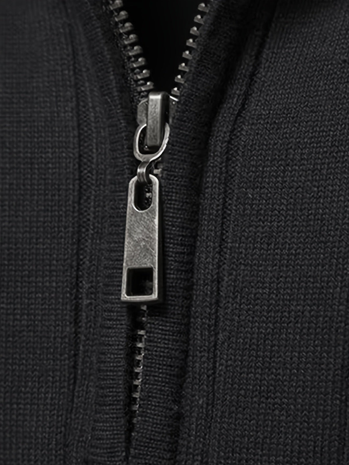 Quarter-Zip Stand Collar Sweater – Casual Wear, Office Style