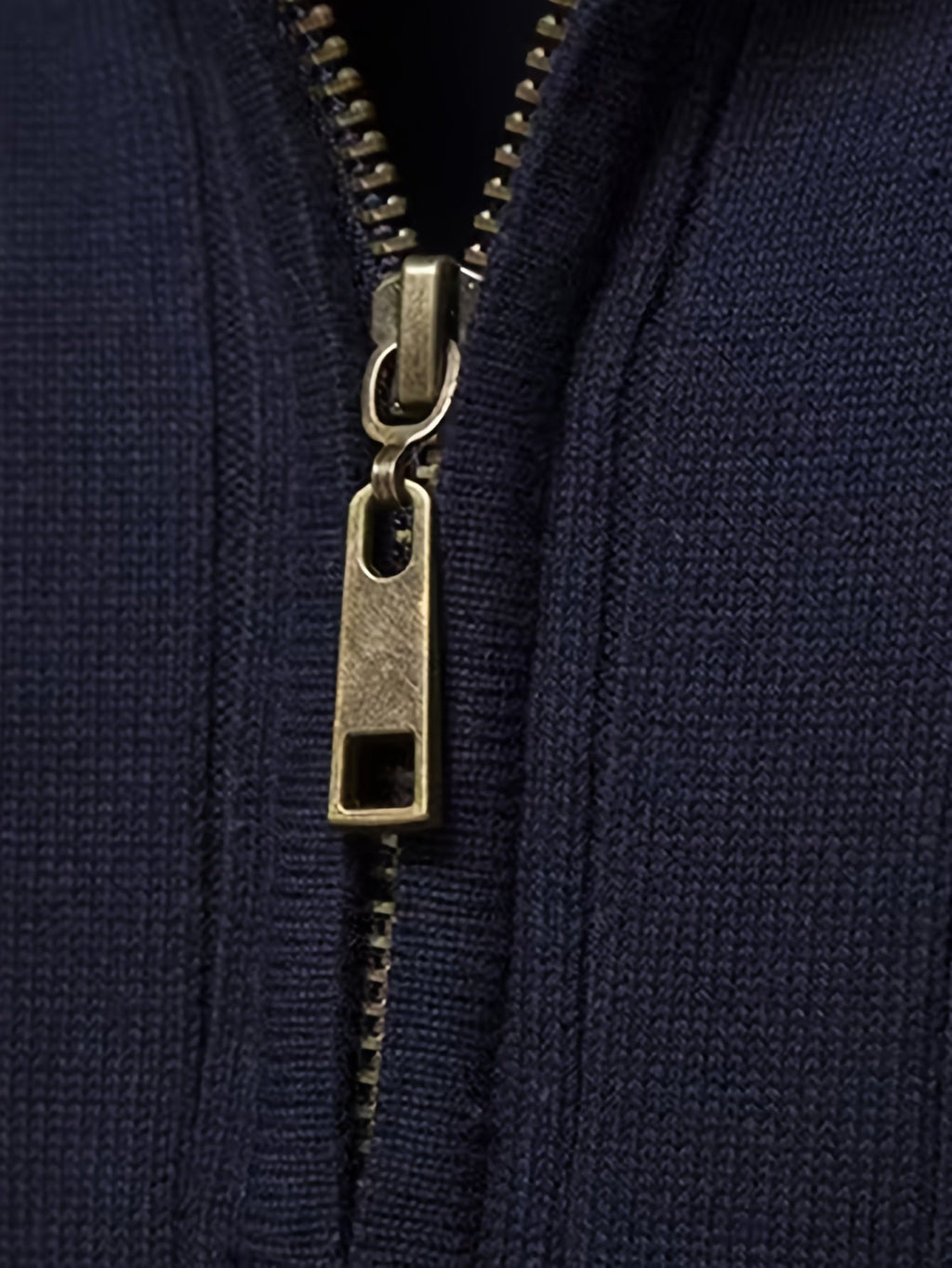 Quarter-Zip Stand Collar Sweater – Casual Wear, Office Style