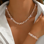 Elegant Rhinestone Set for Women's – Sparkly Evening Accessory for Weddings, Parties & Events
