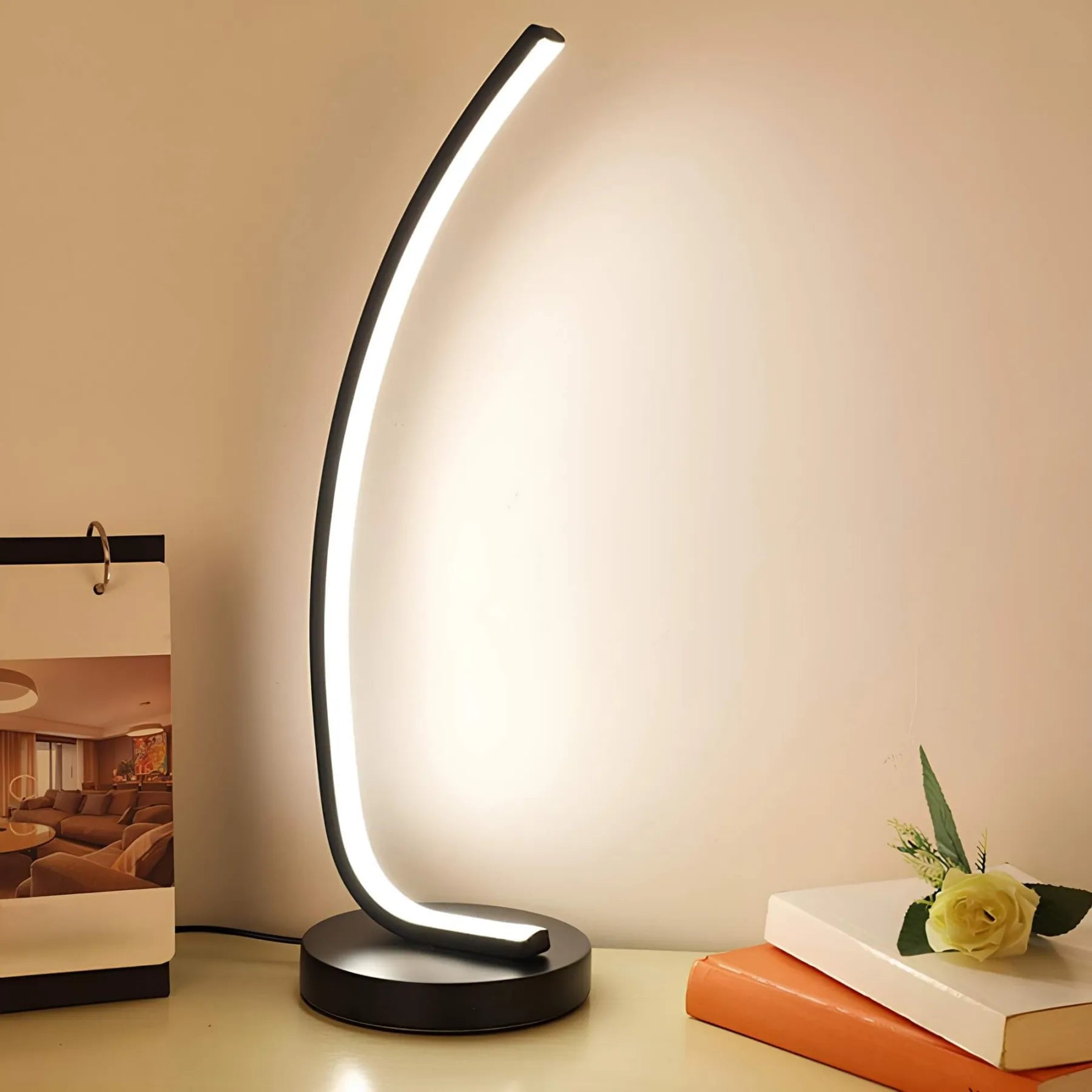Adjustable Flexible LED Desk Lamp - Modern Design for Home Office or Study - Energy-Efficient Lighting