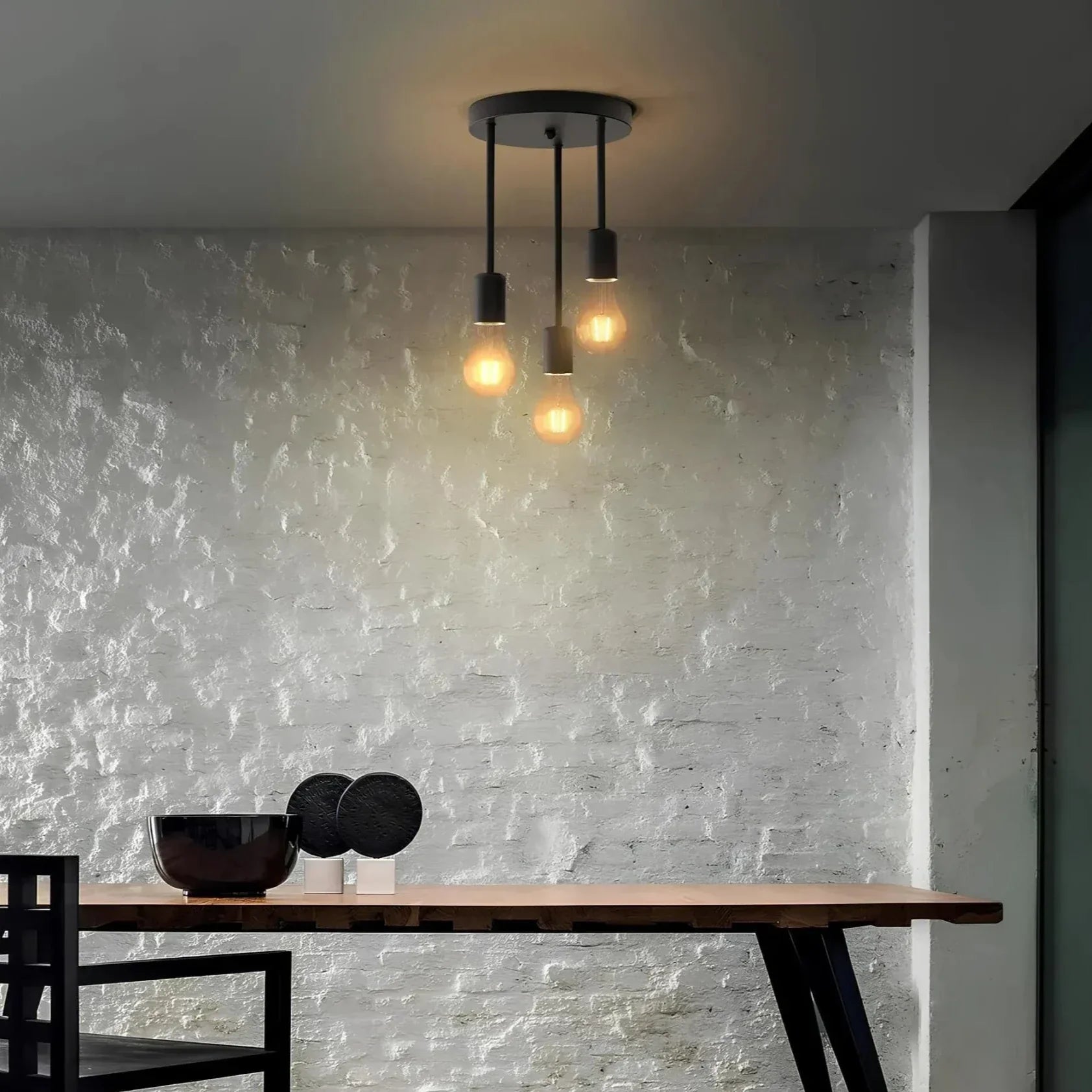 Ceiling Lamp - Vintage Metal Design for Living Room, Dining Room, or Bedroom Lighting