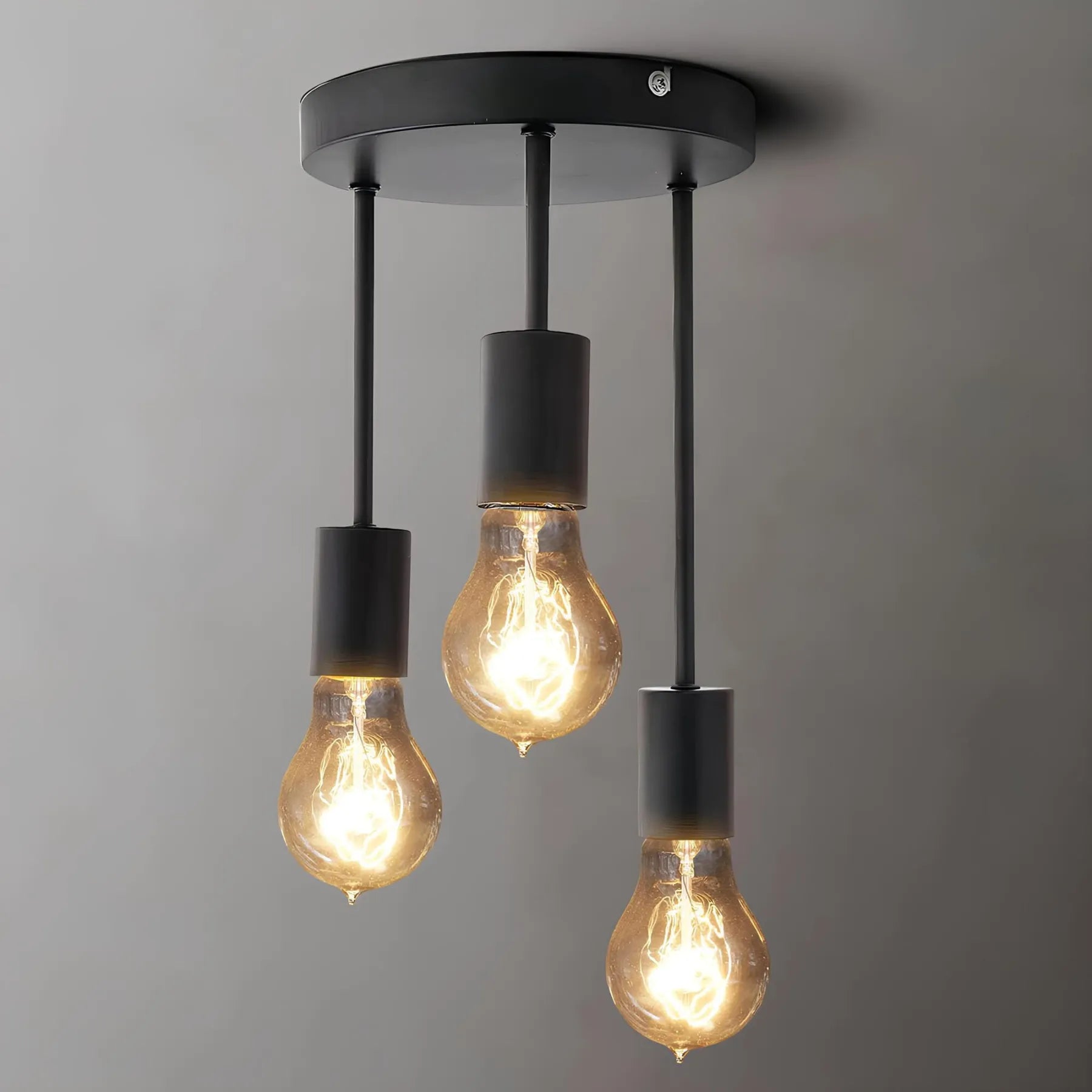 Ceiling Lamp - Vintage Metal Design for Living Room, Dining Room, or Bedroom Lighting