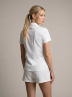 Linen Short Sleeve Women's Shirt for Casual Wear and Summer Outfits