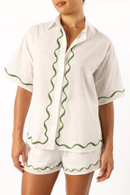 Linen Summer Outfit Set for Women - Lightweight Casual Wear for Warm Weather