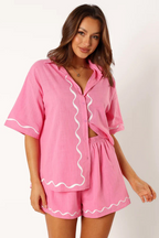 Linen Summer Outfit Set for Women - Lightweight Casual Wear for Warm Weather