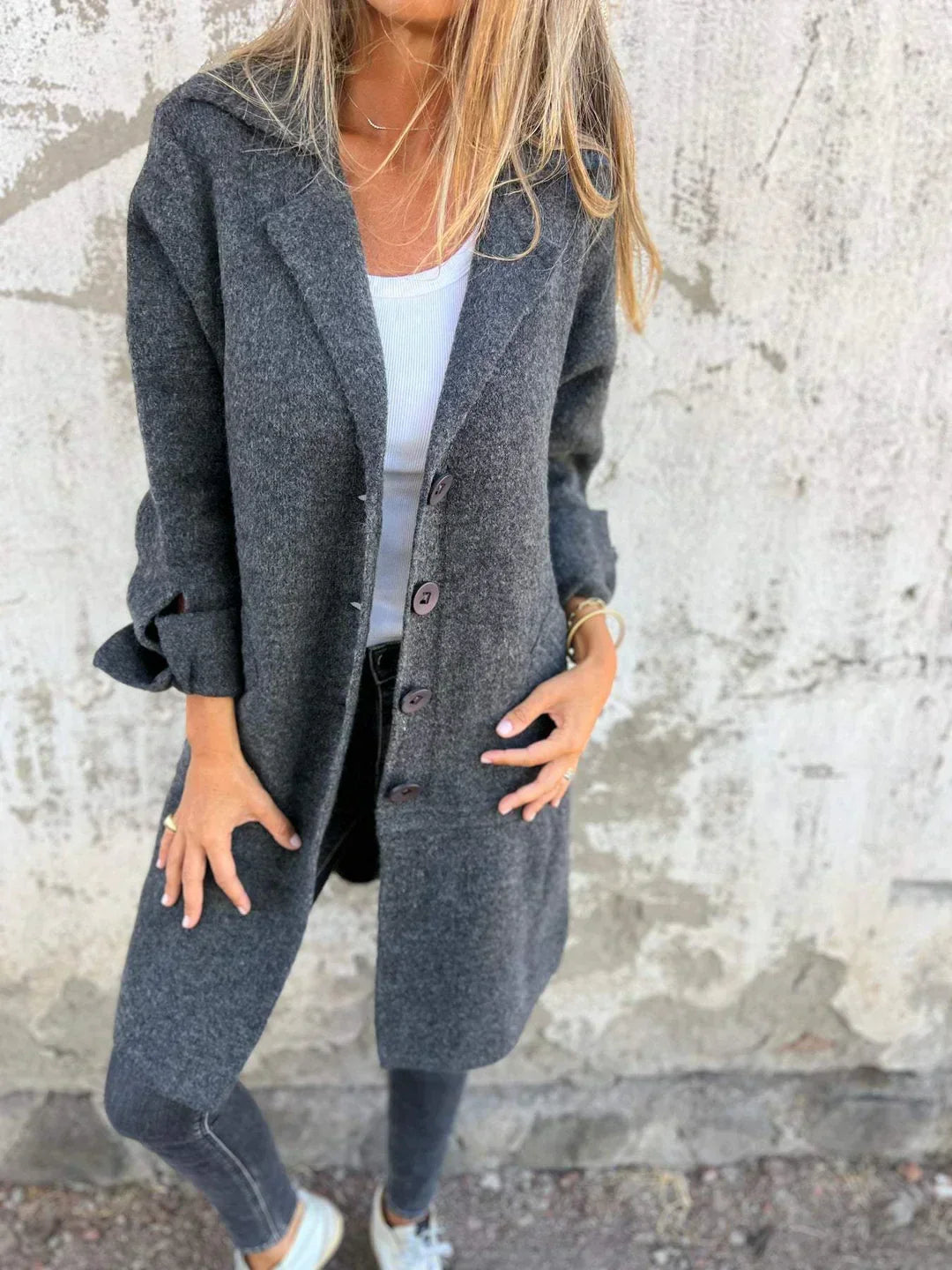 Blazer mit Knöpfen – Büro, Freizeit