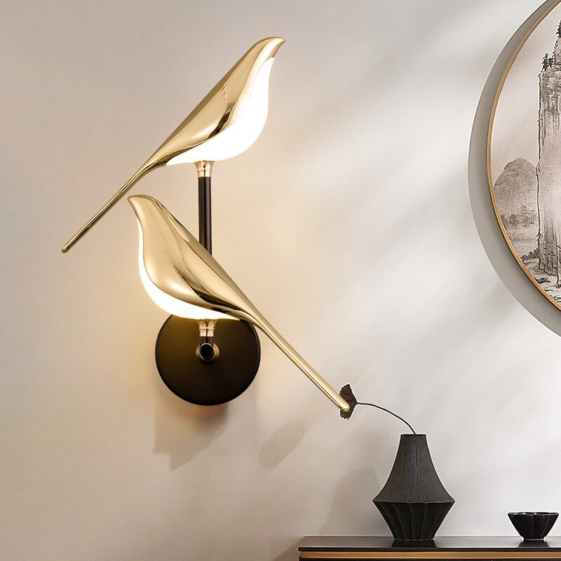 Bird Design LED Wall Lamp - Modern Decorative Lighting for Home and Office - Energy-Efficient Wall Fixture