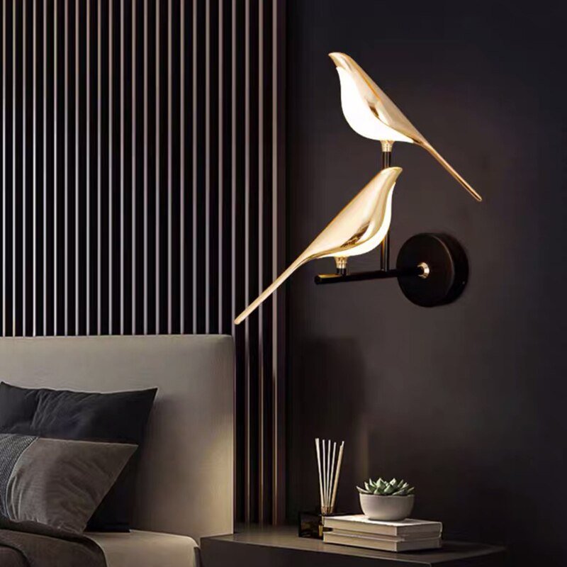 Bird Design LED Wall Lamp - Modern Decorative Lighting for Home and Office - Energy-Efficient Wall Fixture