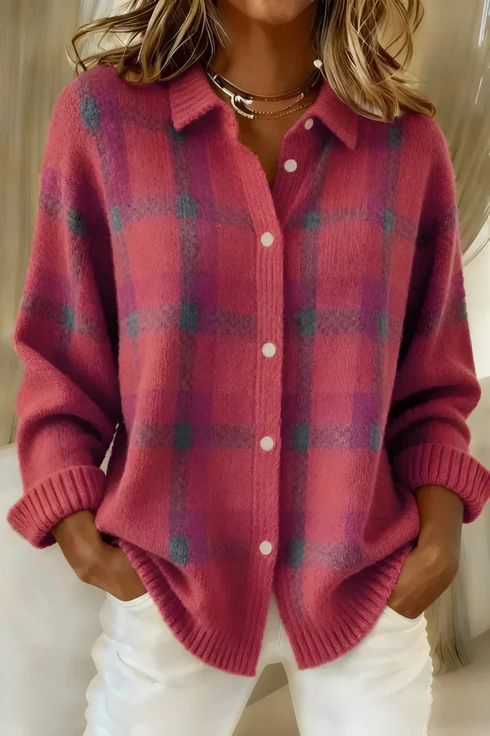Women's Elegant Long Cardigan – Casual, Office Wear