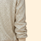 Sequin Bomber Jacket Women's Silver Zip-Up – Party, Evening, Holiday, Gift · Werune
