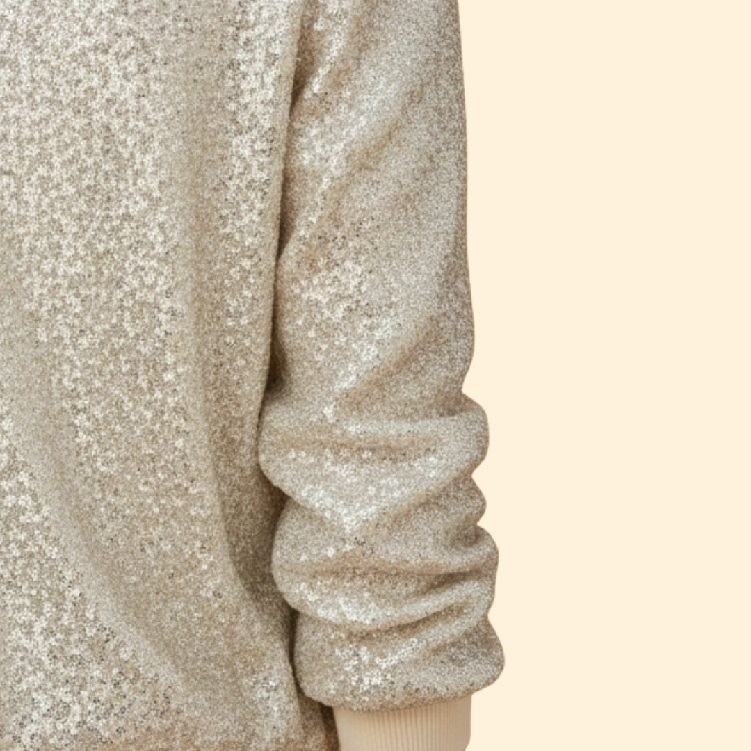 Sequin Bomber Jacket Women's Silver Zip-Up – Party, Evening, Holiday, Gift · Werune